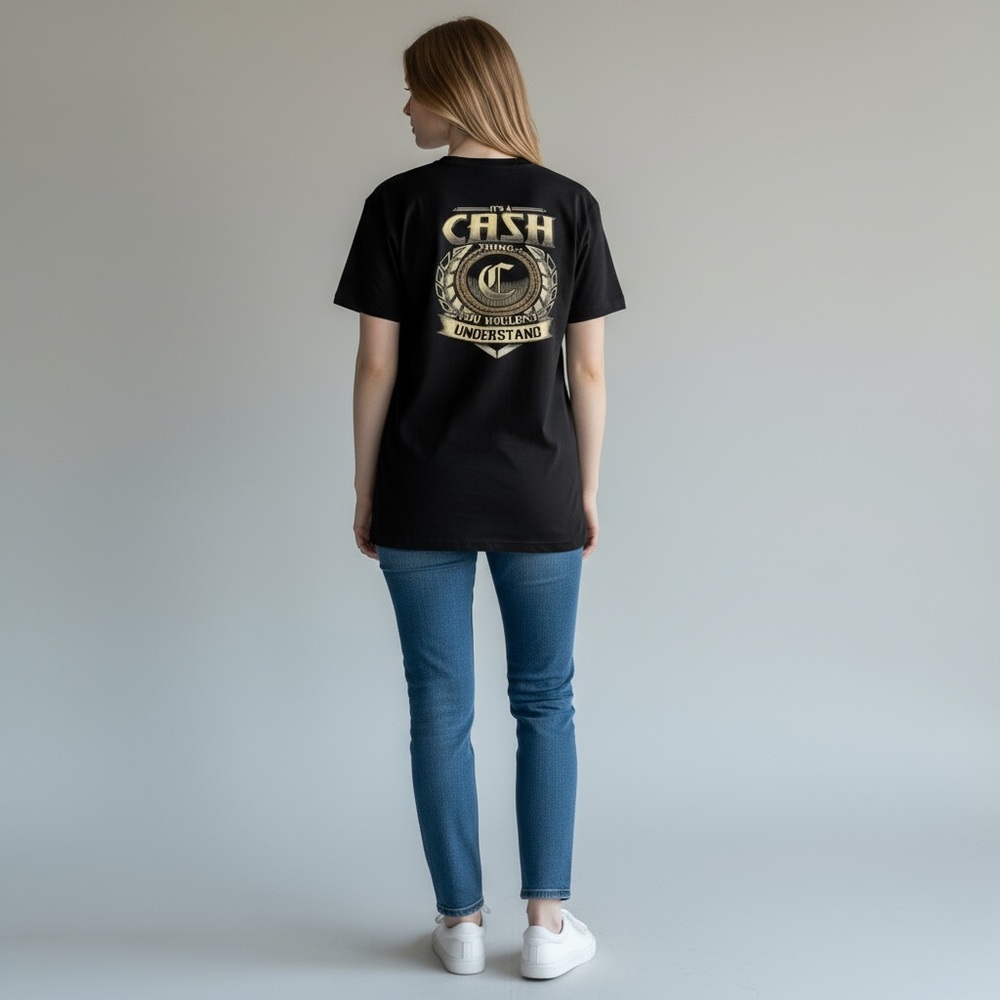 Gildan “It’s a Cash Thing” Graphic T-Shirt Black Size XXL Unisex Cotton Tee